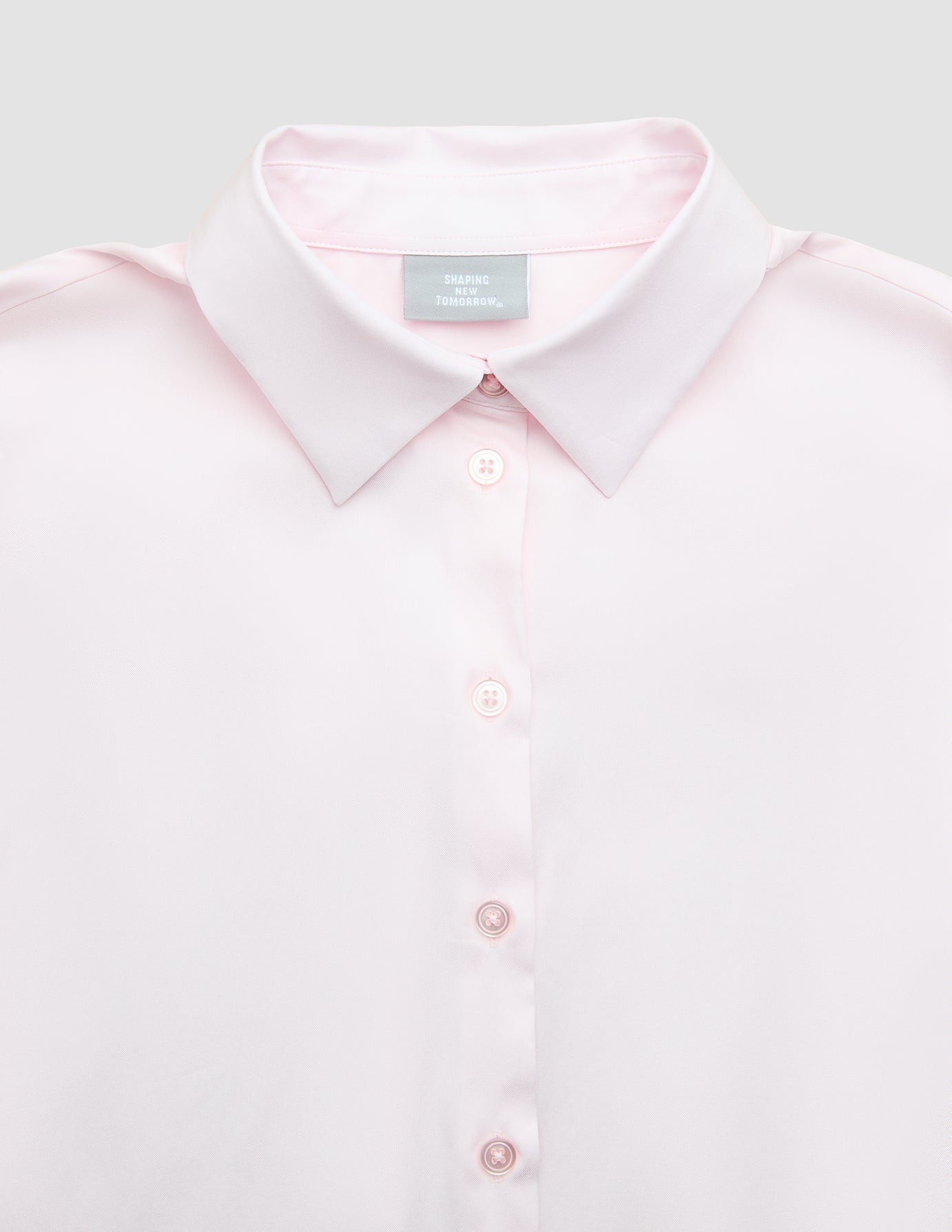 Women Oxford Shirt Barely Pink Regular